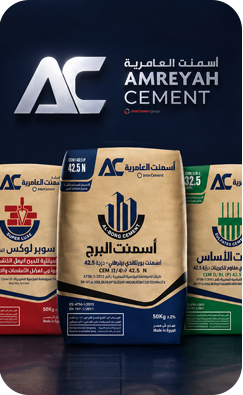 Amreyah Cement outdoor billboard advertising campaign on Egypt highways.