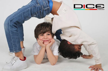 High-quality lifestyle photography for Dice Homewear, focusing on comfort and brand engineering